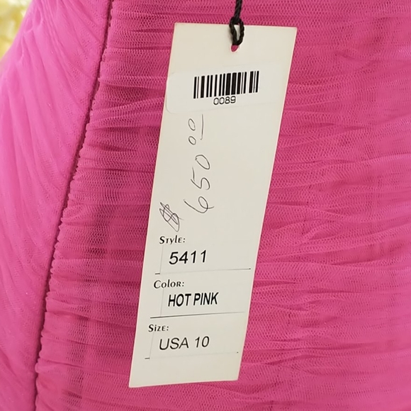 Sherri Hill Rhinestone Applique Slit Front Dress - Picture 10 of 13